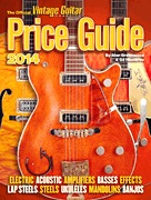 The Official Vintage Guitar Magazine Price Guide 2014 book cover